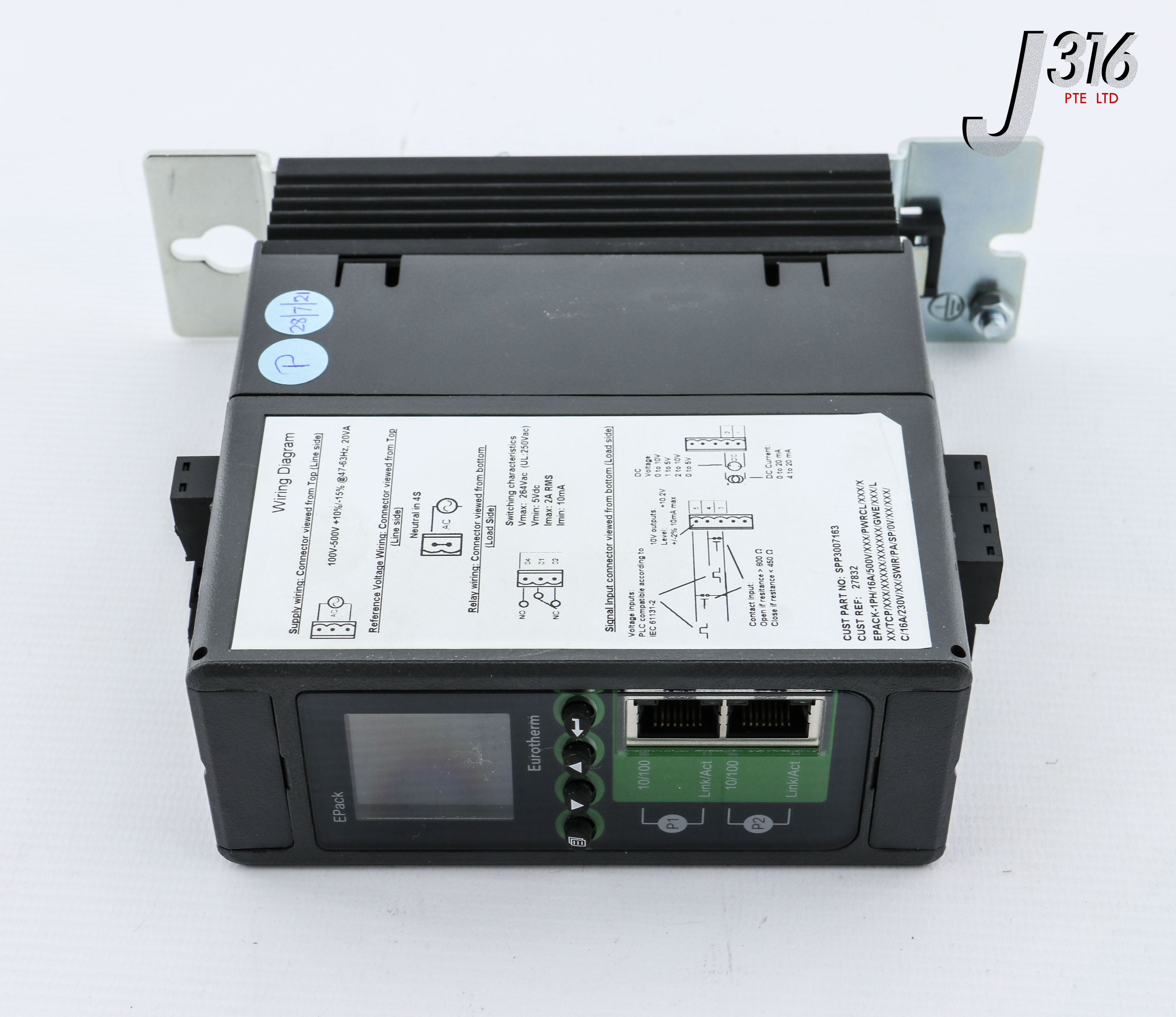 25892 EUROTHERM COMPACT SCR POWER CONTROLLER EPACK-1PH | eBay